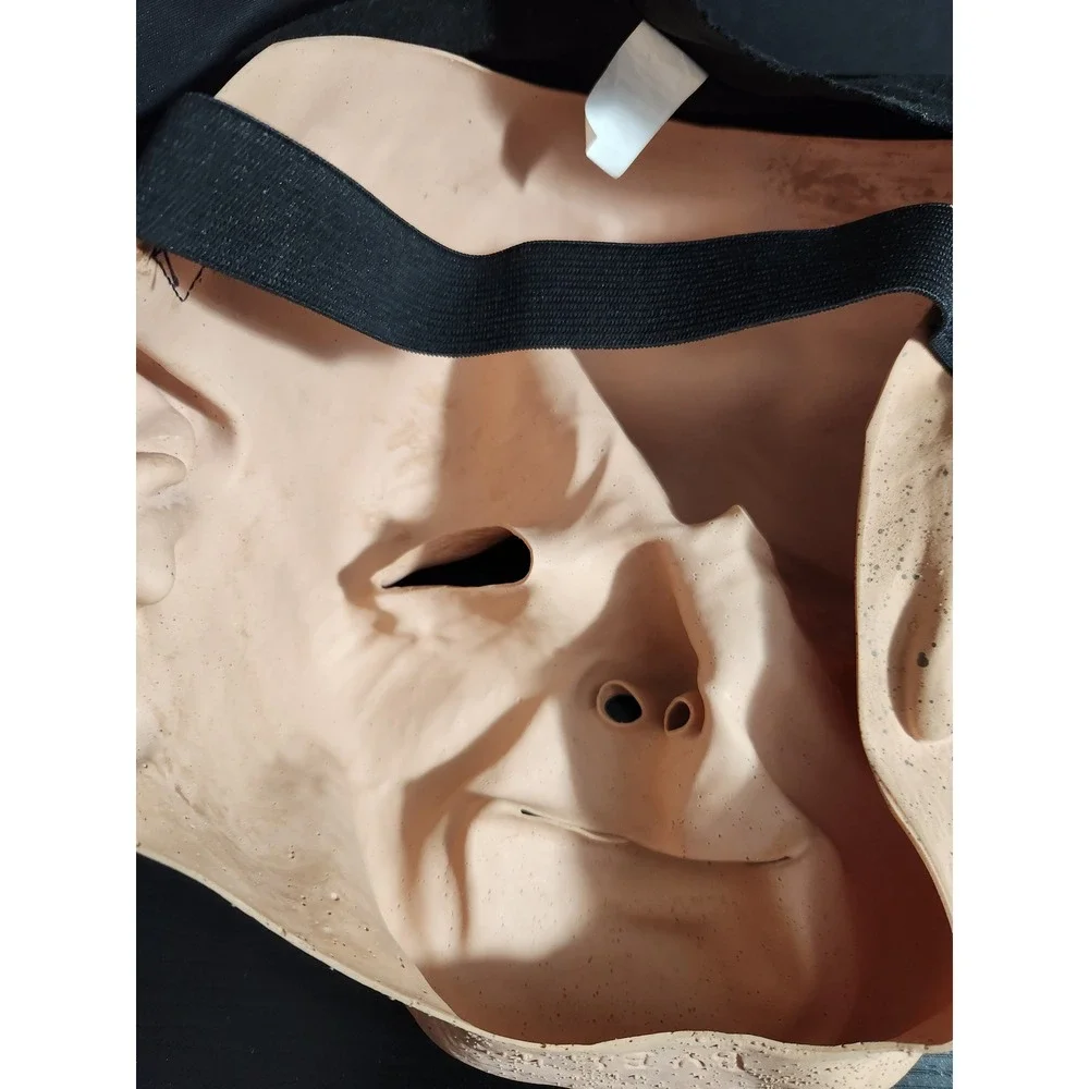 Spirit Halloween Nun Scary Old‎ Woman Mask Adult Costume Prop - Picture 4 of 5